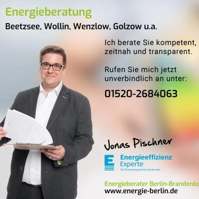 Energieberatung Beetzsee, Wollin, Wenzlow, Golzow u.a.