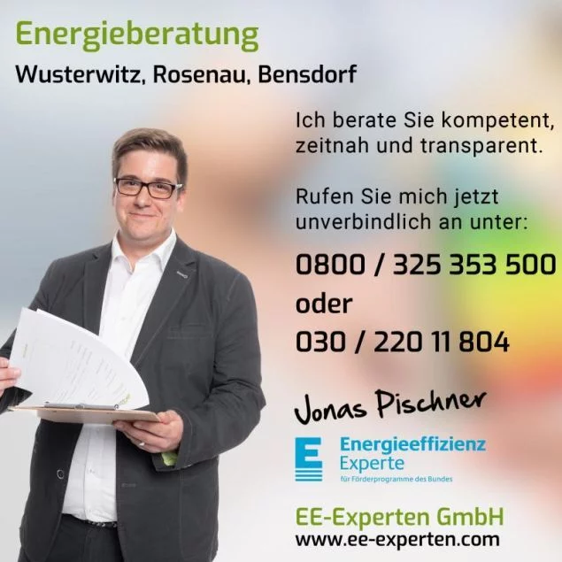 Energieberatung Wusterwitz, Rosenau, Bensdorf